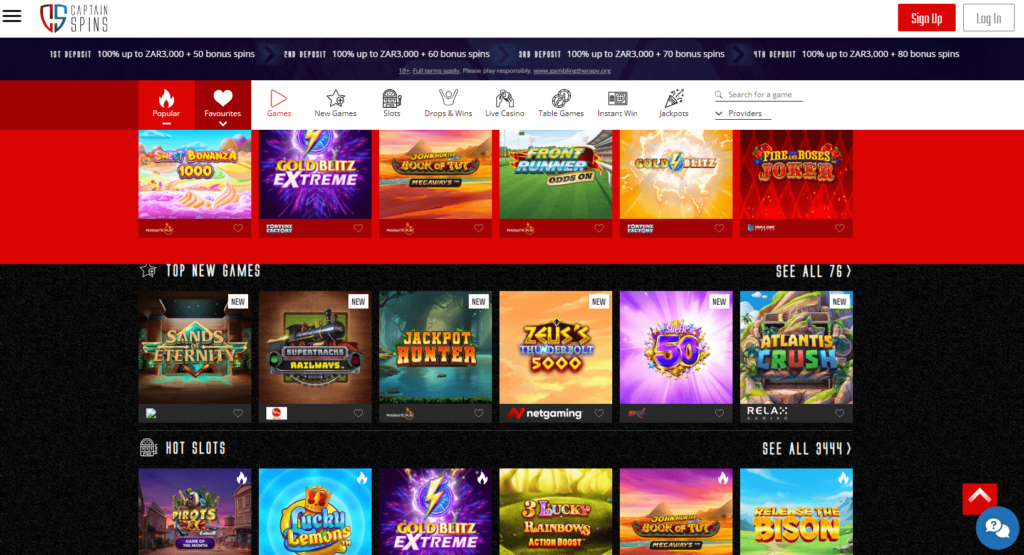 Captain Spins Casino