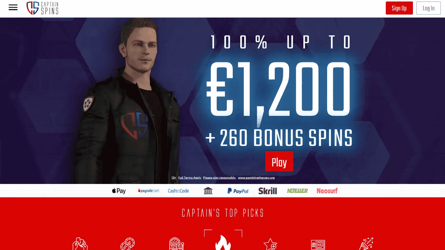 Captain Spins Casino
