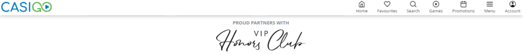 Casigo Casino Dashboard VIP