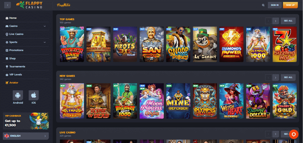 Flappy Casino games