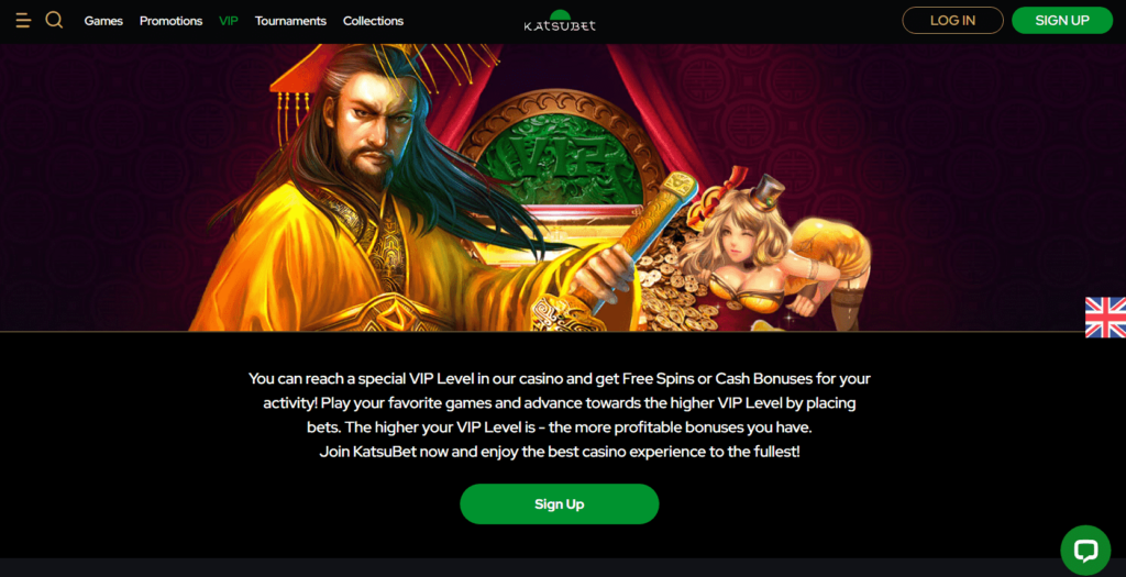 Katsubet Casino Dashboard VIP