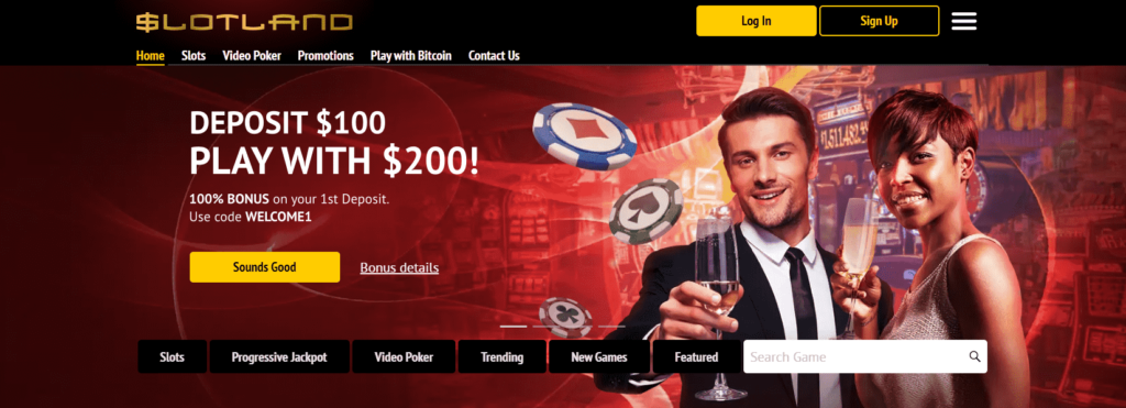 Slotland Casino Welcome Package