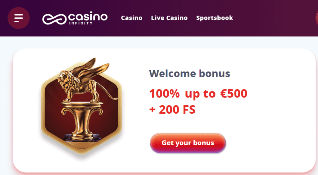 Casino Infinity Casino Casino Welcome Offer