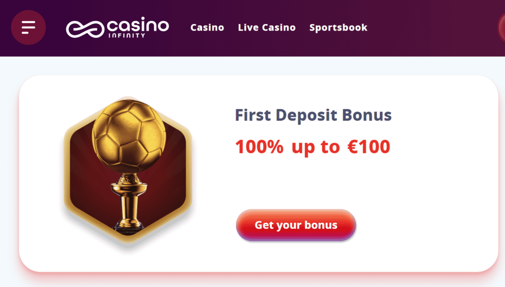 Casino Infinity Casino Sports Welcome Offer