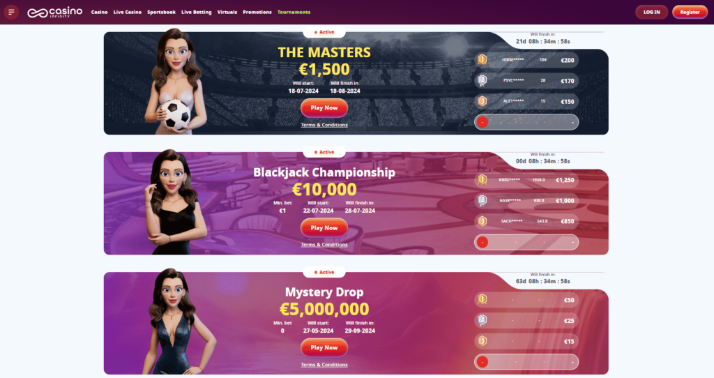 Casino Infinity Casino Tournaments