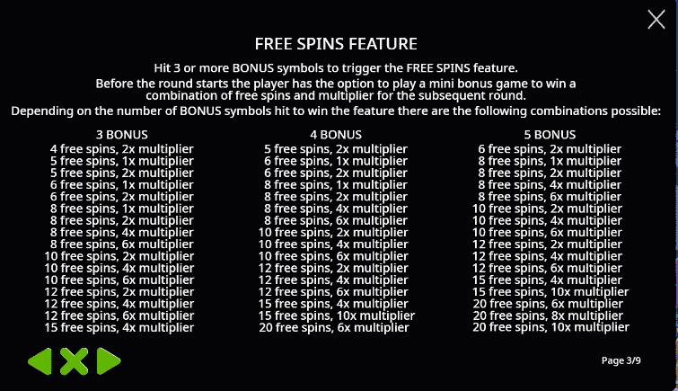 Release the Kraken 2_Free Spins Features