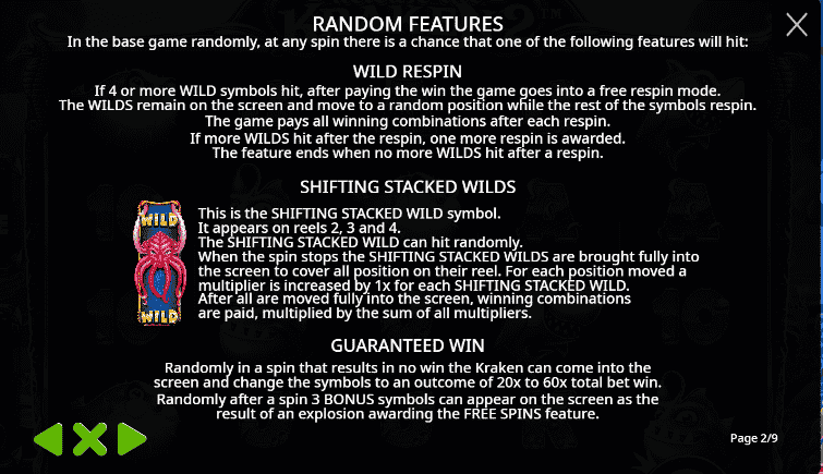 Release the Kraken 2_Random Features
