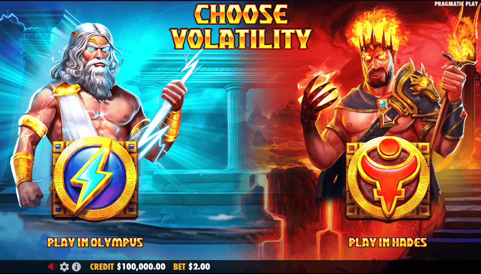 ZeusVsHades God Of War_Volatility Selection