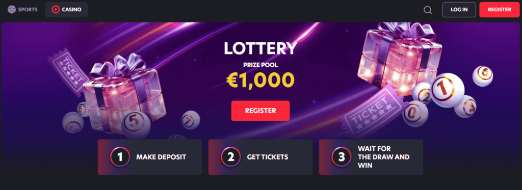 1Red Casino Lottery