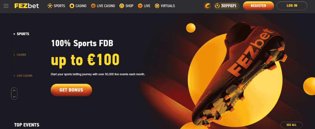 FEZbet Casino Sports Welcome Offer
